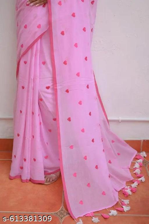 Heart Pink Saree