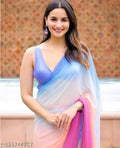 Voguish Rainbow Saree