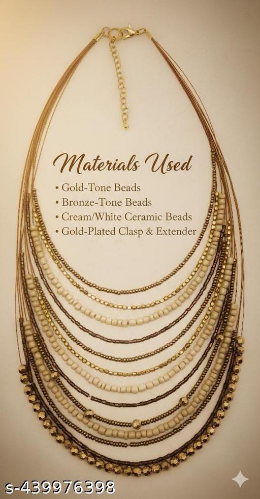 Alloy Glittering Neck Piece