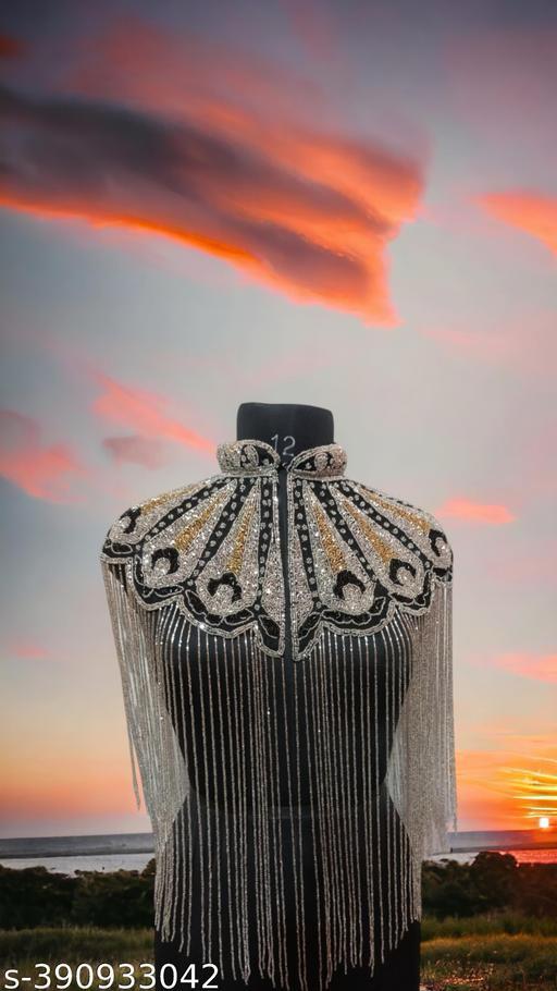 Long Embellished Capes