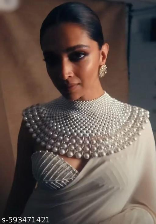 Heavy Pearl Work Celebrity Cape