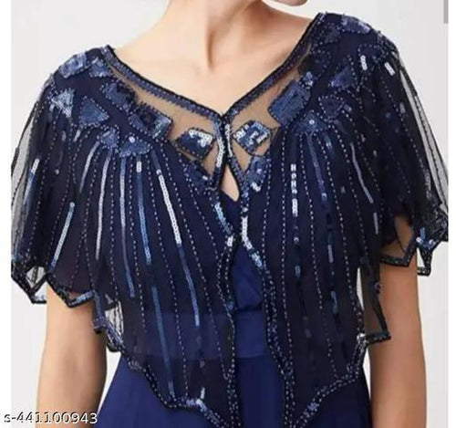 Blue Sequence Work Cape