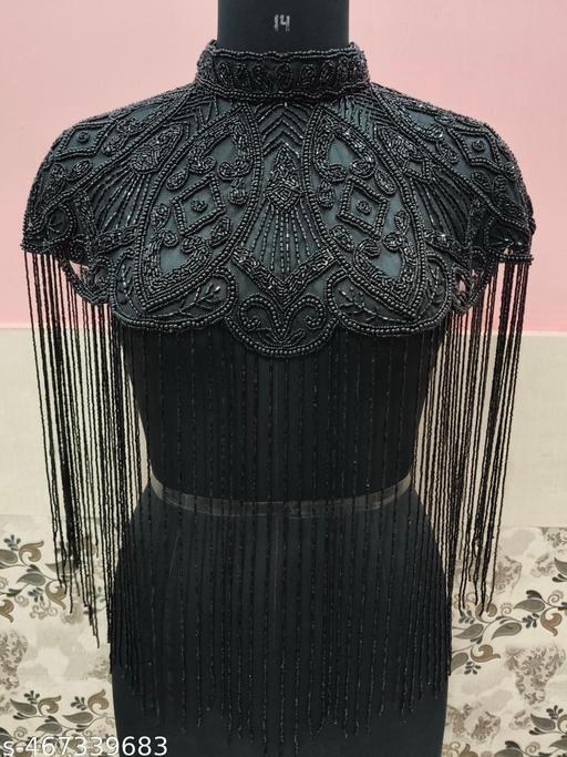 Embellished Trendy Feminine Cape