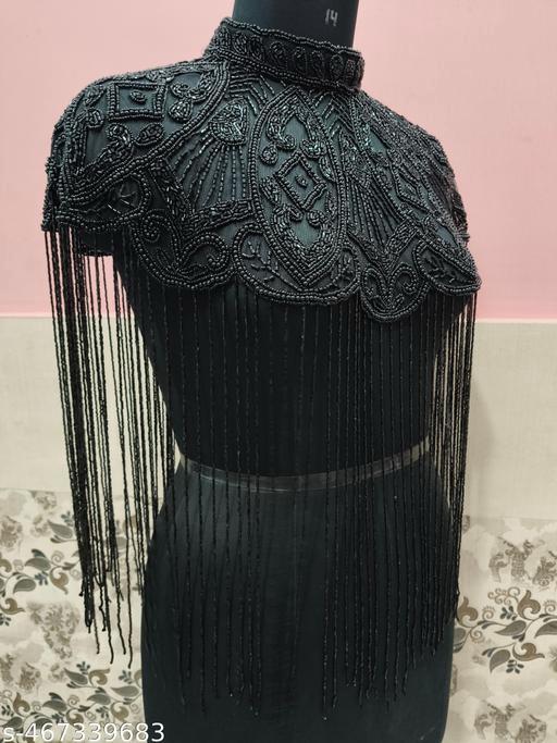 Embellished Trendy Feminine Cape