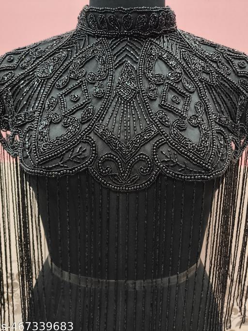 Embellished Trendy Feminine Cape