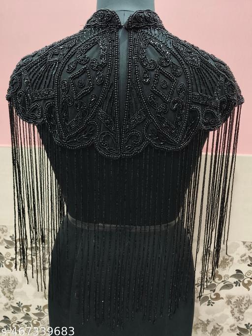 Embellished Trendy Feminine Cape