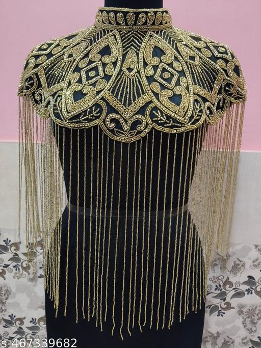 Embellished Trendy Feminine Cape