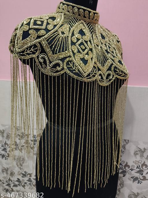 Embellished Trendy Feminine Cape