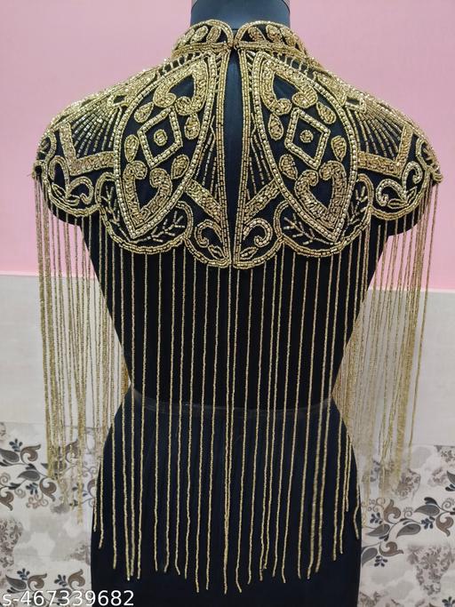 Embellished Trendy Feminine Cape