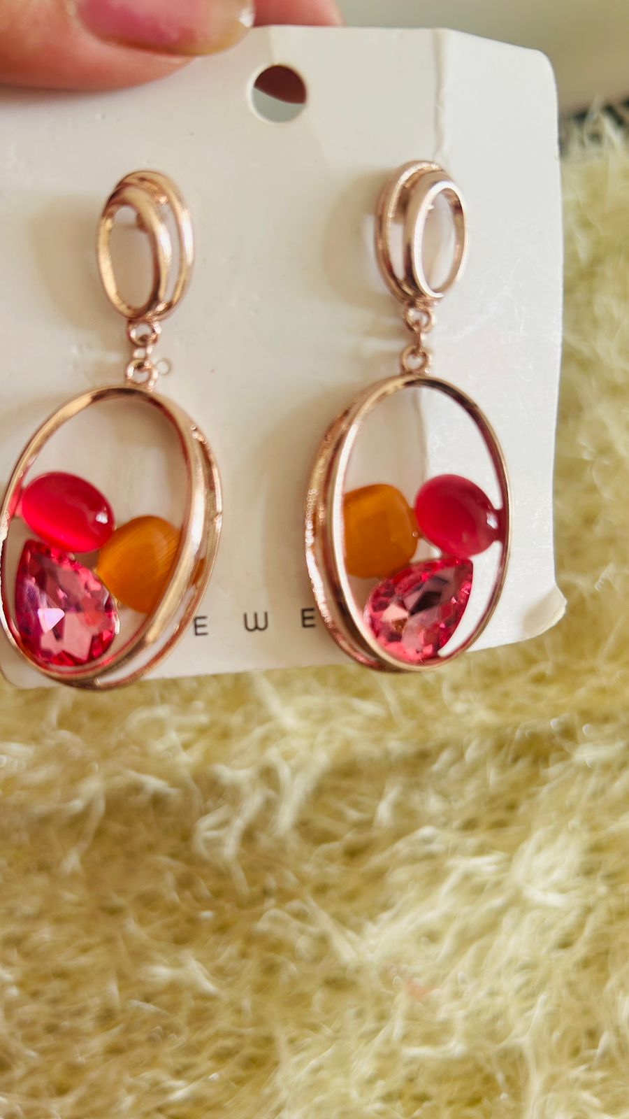 Glass Crystal Earings