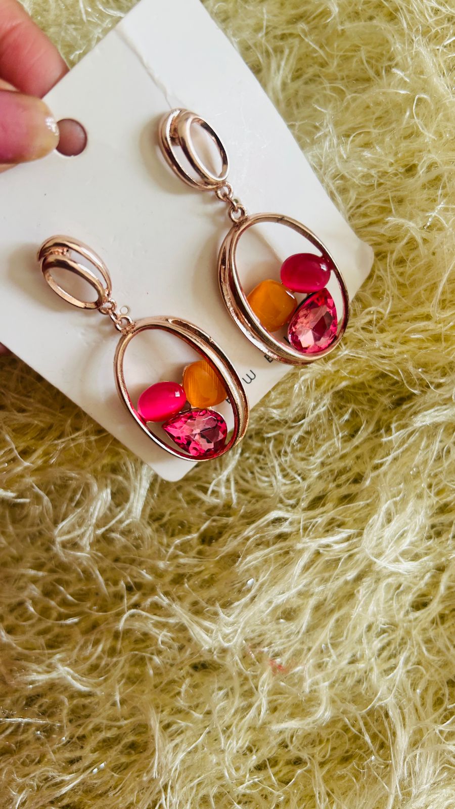 Glass Crystal Earings