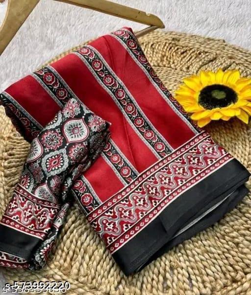 Red - Black Satin