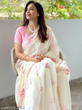 Lotus Pink Cotton Saree