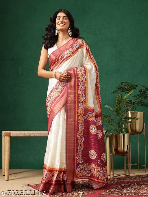 Silk Powerloom Ready to wear Saree