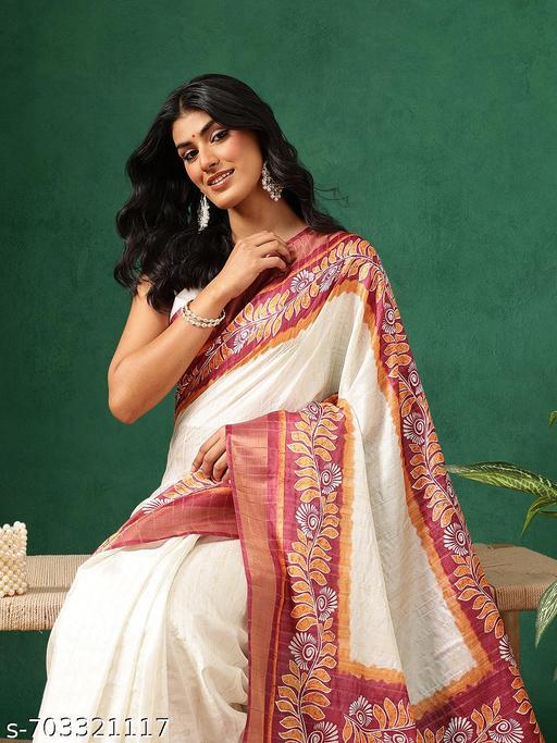 Silk Powerloom Ready to wear Saree