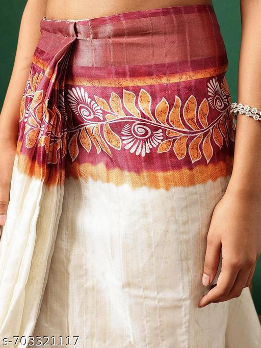 Silk Powerloom Ready to wear Saree