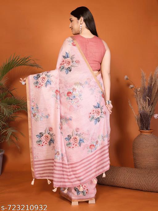 Pink Voguish Ready to wear saree