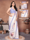 Floral rosy - Ready to wear saree