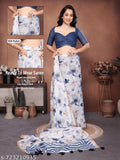 Voguish Blue Ready to wear Saree