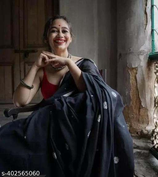 Khadi Cotton Mini Polka Saree