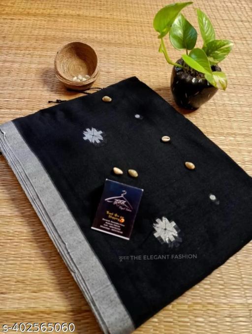 Khadi Cotton Mini Polka Saree